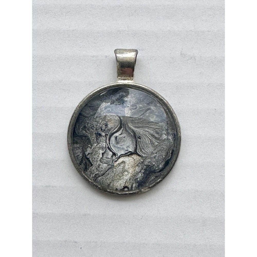 Acrylic Paint Skin Jewelry Pendant